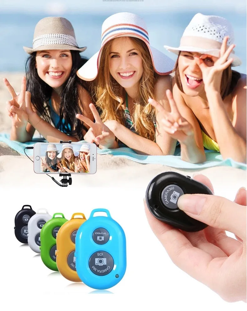 Bluetooth беспроводной пульт дистанционного спуска затвора камера телефон монопод