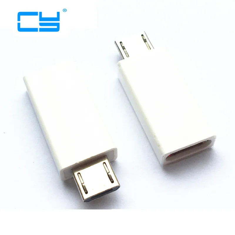 USB Micro штекер для C Type Женский адаптер конвертер зарядный разъем передачи данных