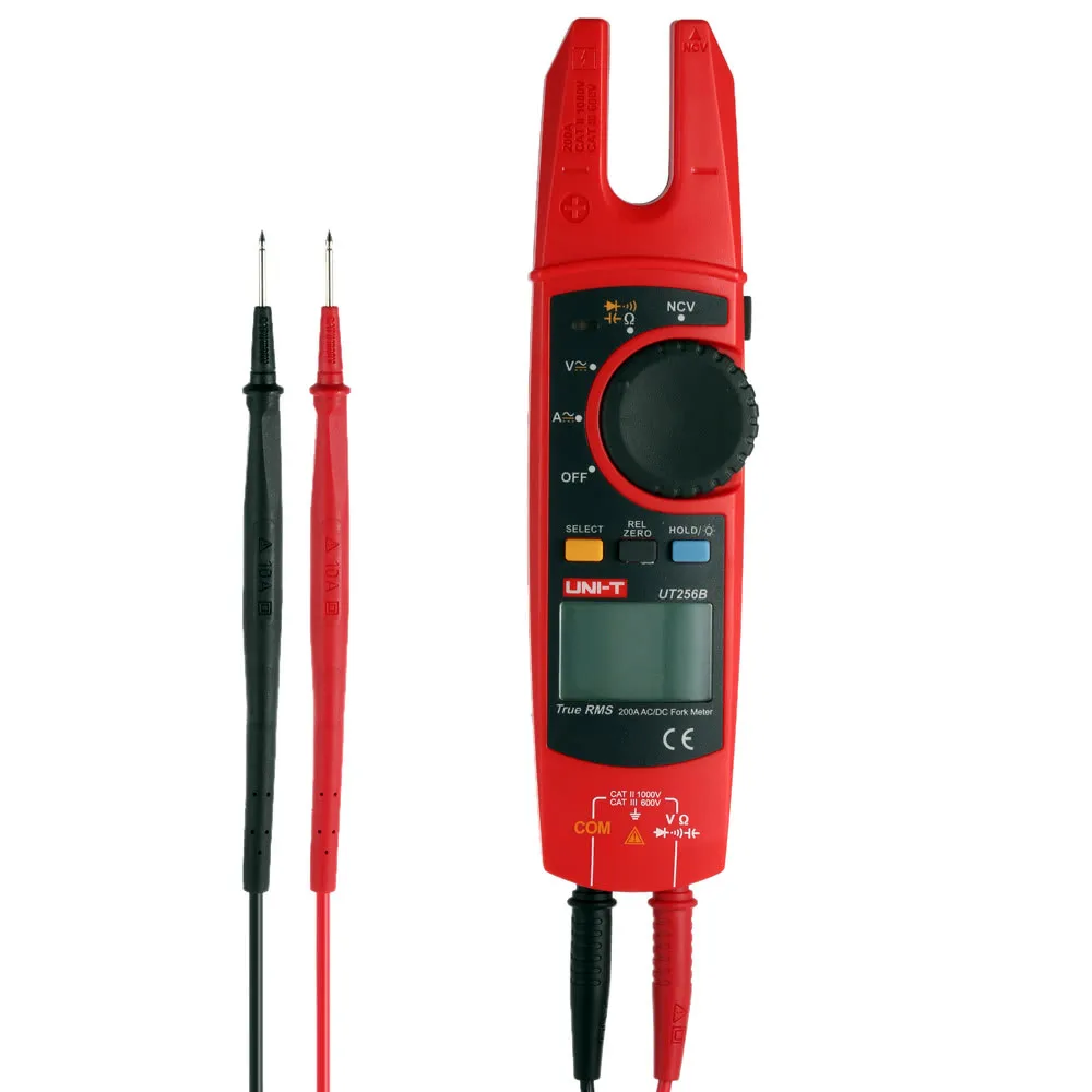 UNI T200A Цифровой мультиметр True RMS держатель UT256B AC DC токовый клещи Тестер NCV