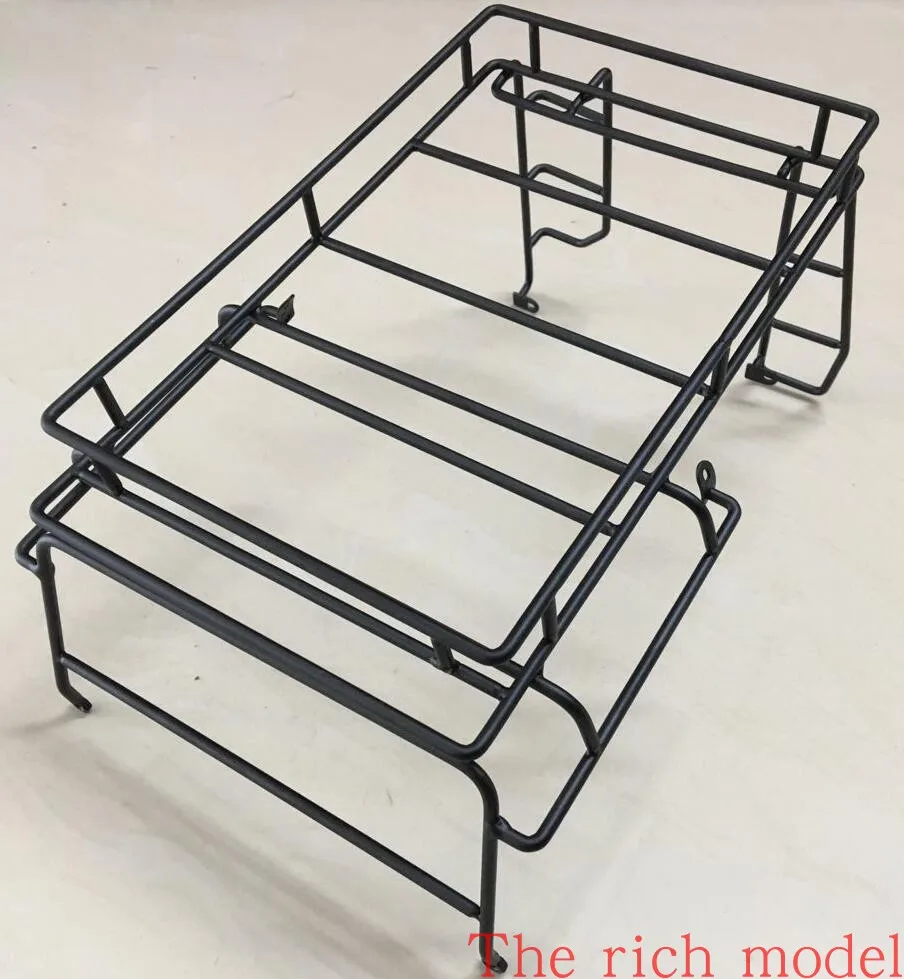 RC Рок Гусеничный металлический багажник на крышу с светильник для Laander Rover Defender D90