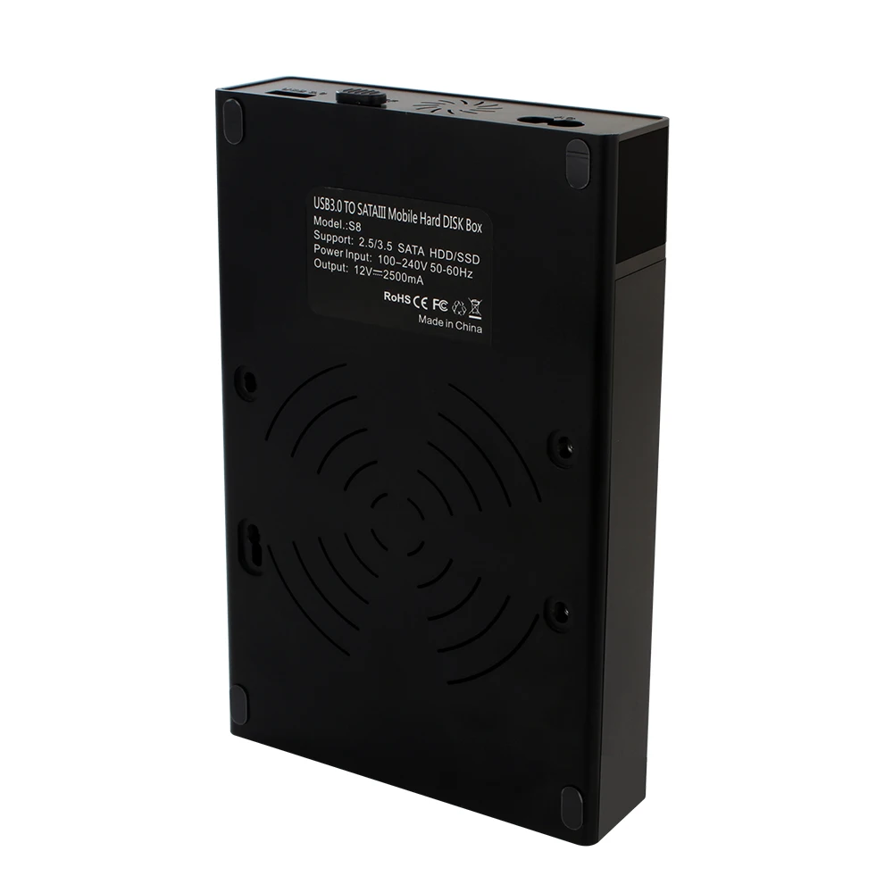 H1111Z HDD Case 3.5 2.5 SATA to USB 3.0 Adapter External Hard Drive Enclosure Reader for SSD Disk HDD Box Case HD 3.5 HDD Case