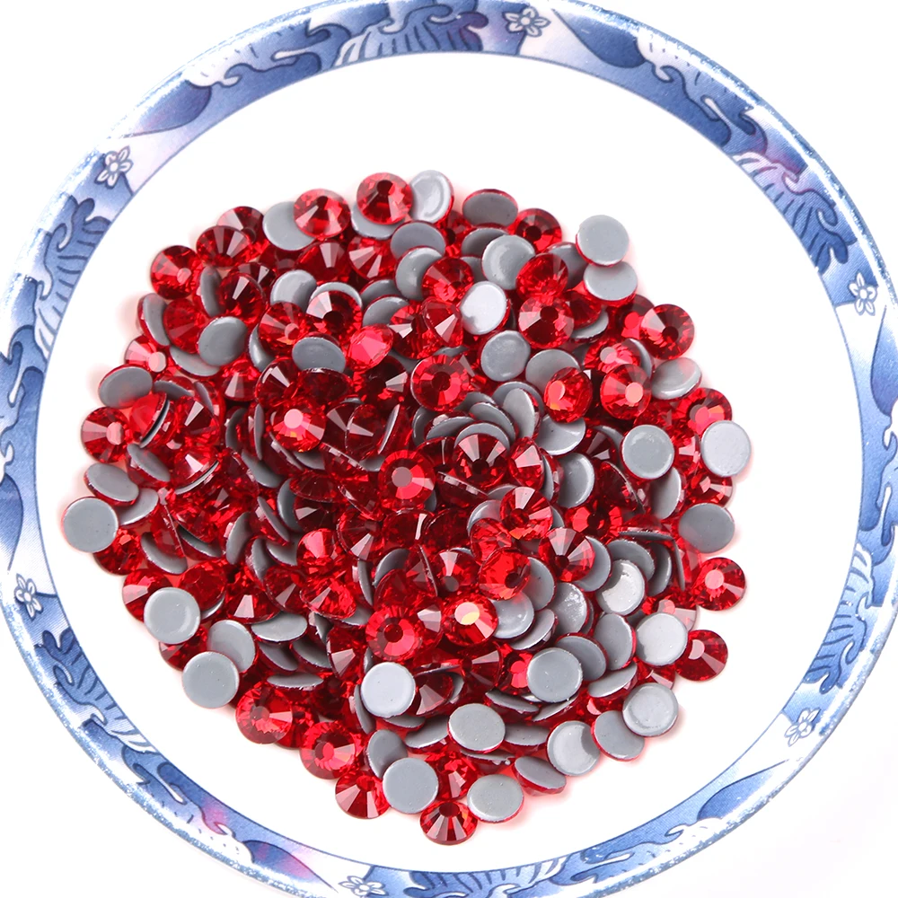 All Sizes Red Free Shipping Glass Iron Hot Fix Rhinestone Crystal Flatback Grey For Jewelry/Shoes/Dress Decoration | Дом и сад