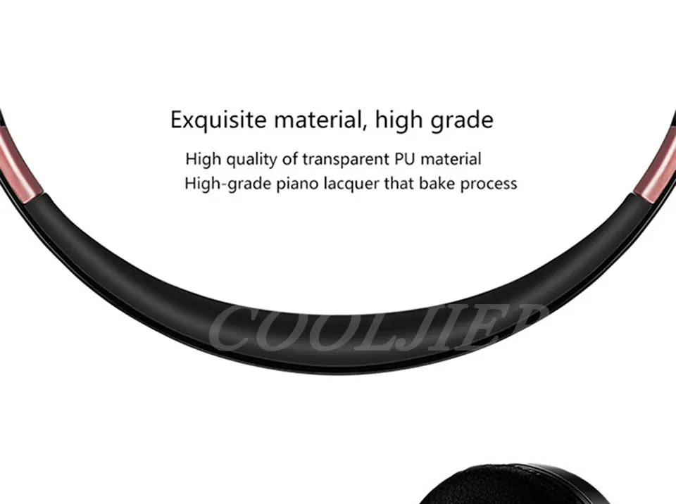 COOLJIER Новые беспроводные наушники Bluetooth гарнитура Регулируемые наушники складные наушники с микрофоном для ПК мобильного телефона