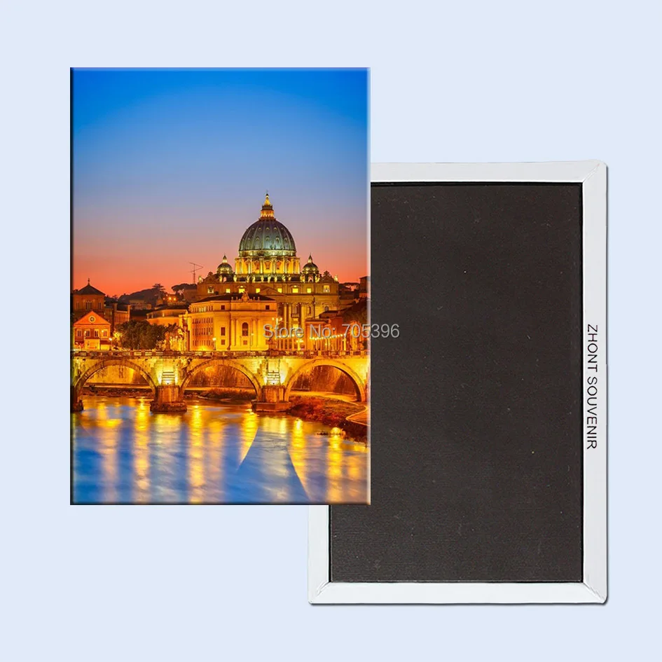 Сувенирные магниты Римский писатель Италии/Ватикан сувенир фото магнит на