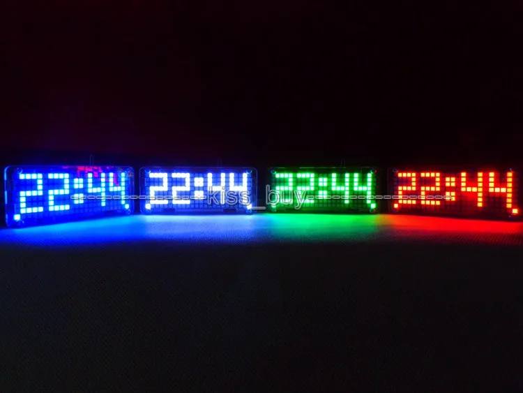 Набор точечных матриц сделай сам цифровые часы электронный будильник время