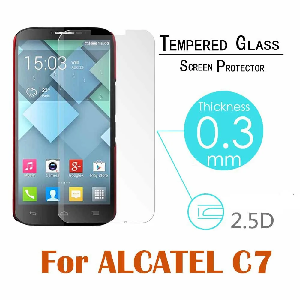 Тонкая защитная пленка из закаленного стекла для Alcatel One Touch Pop C3 C5 C7 C9 idol 3 4 7 5 0 мм |