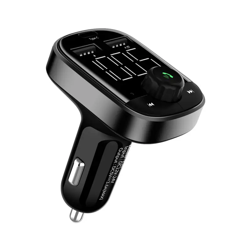 FM трансмиттер с Bluetooth автомобильное зарядное устройство адаптер радио