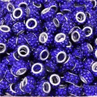 Комплект из 10 штук 5 мм с большим отверстием с кристальным камнем, стеклянные бусы, амулеты, соответственные Пандоре обаятельные Браслеты DIY цепи ожерелье серьги для изготовления ювелирных изделий