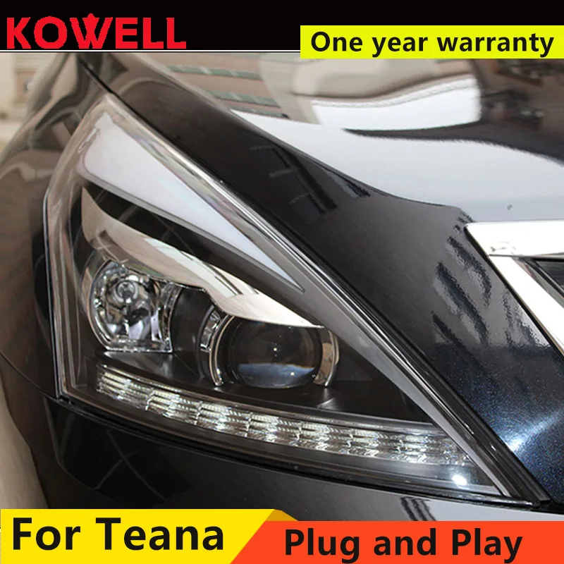 Автомобильный Стайлинг KOWELL для Nissan Teana 2008 2012 светодиодные фары сигнал drl hid
