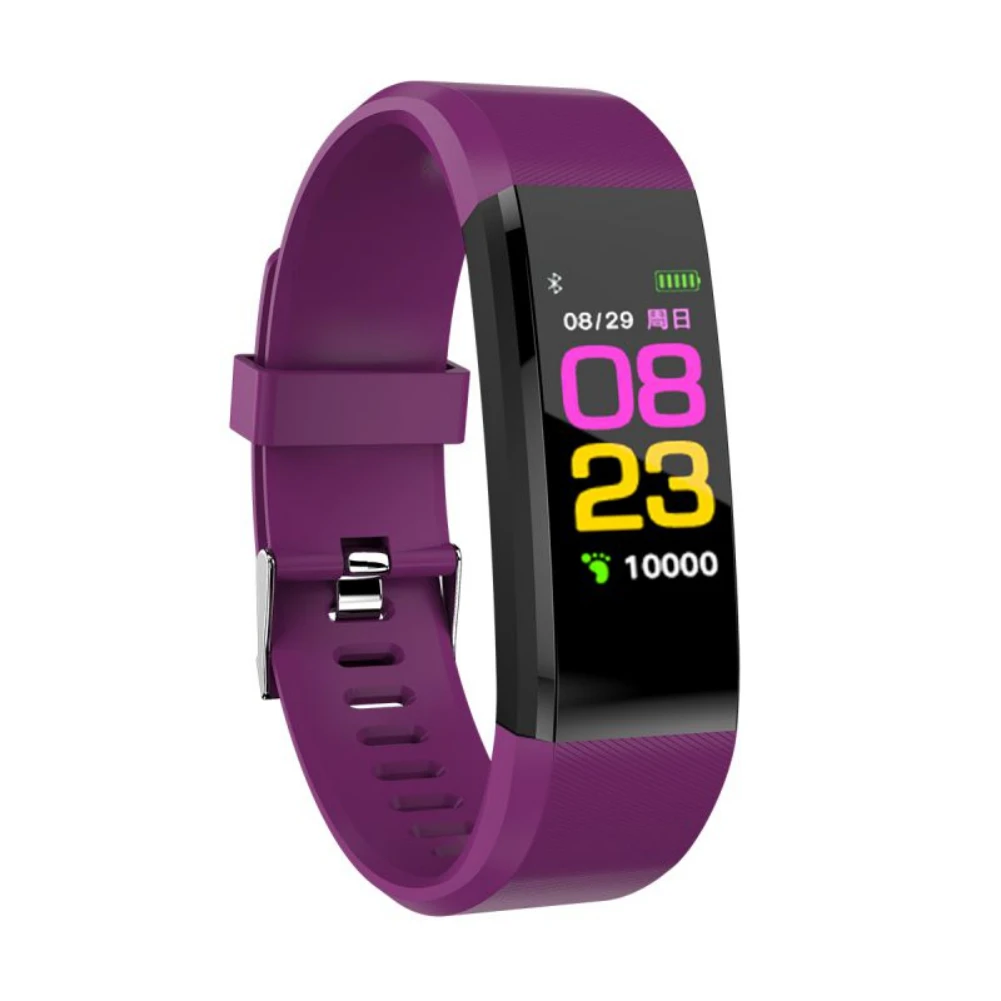 Passometer Smart Bracelet ID115Plus Sport Bluetooth 4.0 Wristband Watch Activity Fitness Tracker Band PK Mi band 2 3 | Электроника