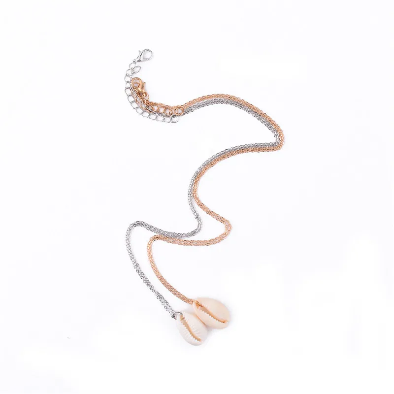 N1020 женское ожерелье с подвеской в виде ракушки до ключиц минималистичное модное