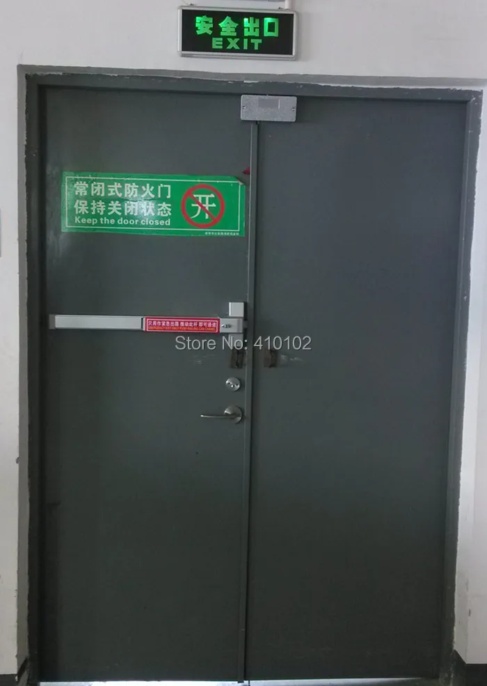 Fire Rated Security Panic Bar Exit Device Lock For Double Door Without Alarm | Безопасность и защита