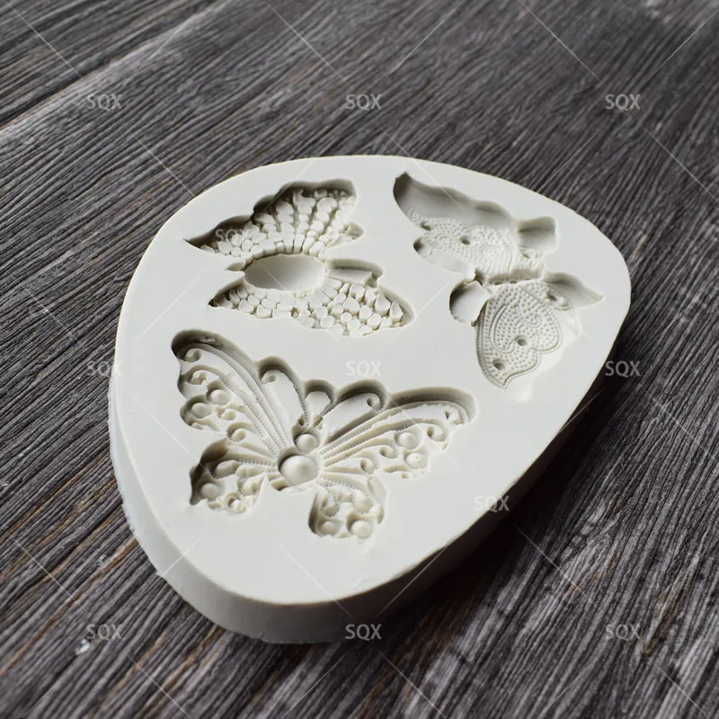 Силиконовая форма для выпечки шоколада Бабочка силиконовая торта резак печенья