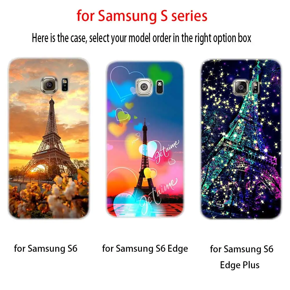Мягкий силиконовый чехол для Samsung S30 S20 S11 S10 S9 S8 Plus lite 11e 10e Uitra S7Edge Франция Париж