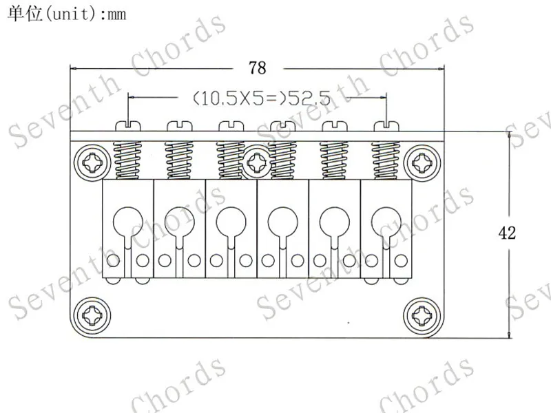 Серебряный черный цвет 6 Седло Hardtail Мост верхняя нагрузка 76 мм аксессуары для