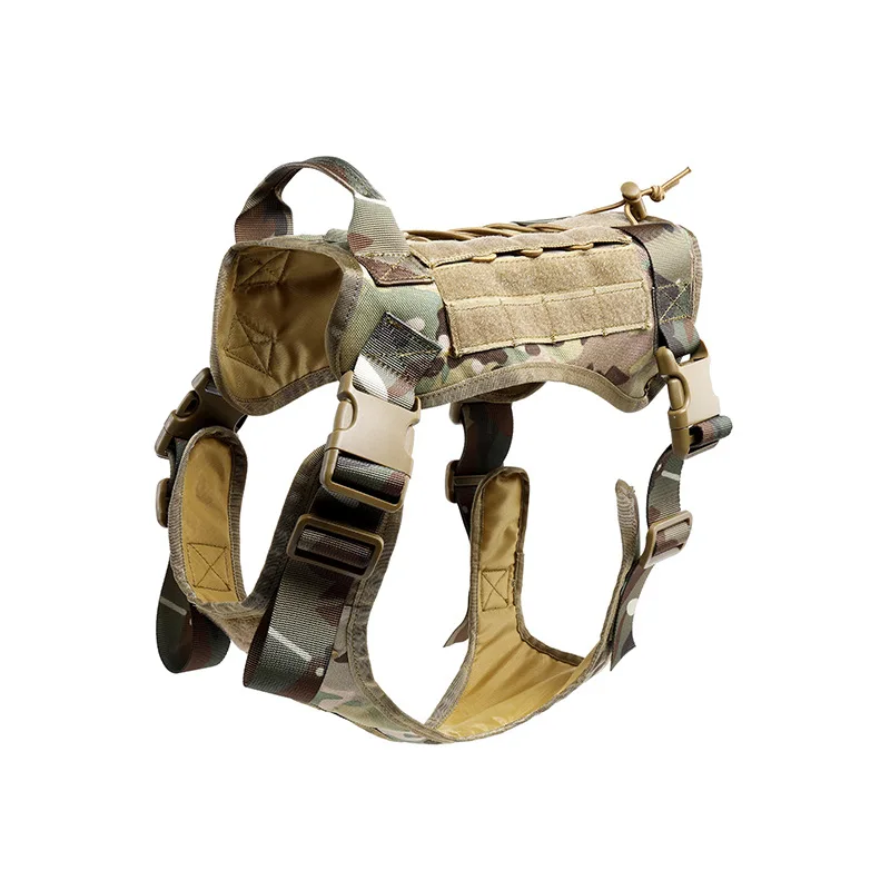 Тактическая служба собака модульная жгут K9 Рабочая Cannie ОХОТА Molle жилет без тяга передний зажим для силовых органов
