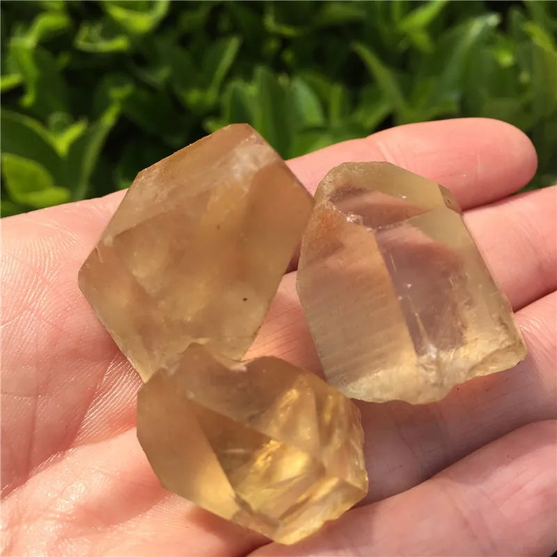 3 шт. натуральный цитрин кварцевый кристалл точечный камень необработанный