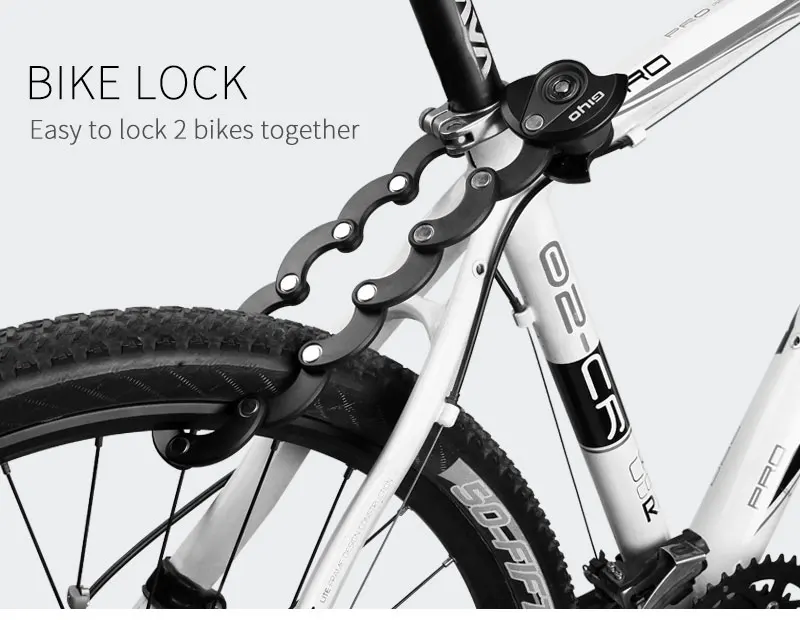 GIYO Противоугонный складной велосипедный замок для MTB дорожный цепной трос велосипедный замок сверхмощный ключ безопасности замок велосипедный мотоцикл Helme