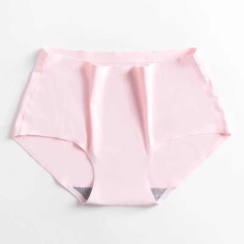 Женские Бесшовные трусики из чистого хлопка нижнее белье без следов со средней
