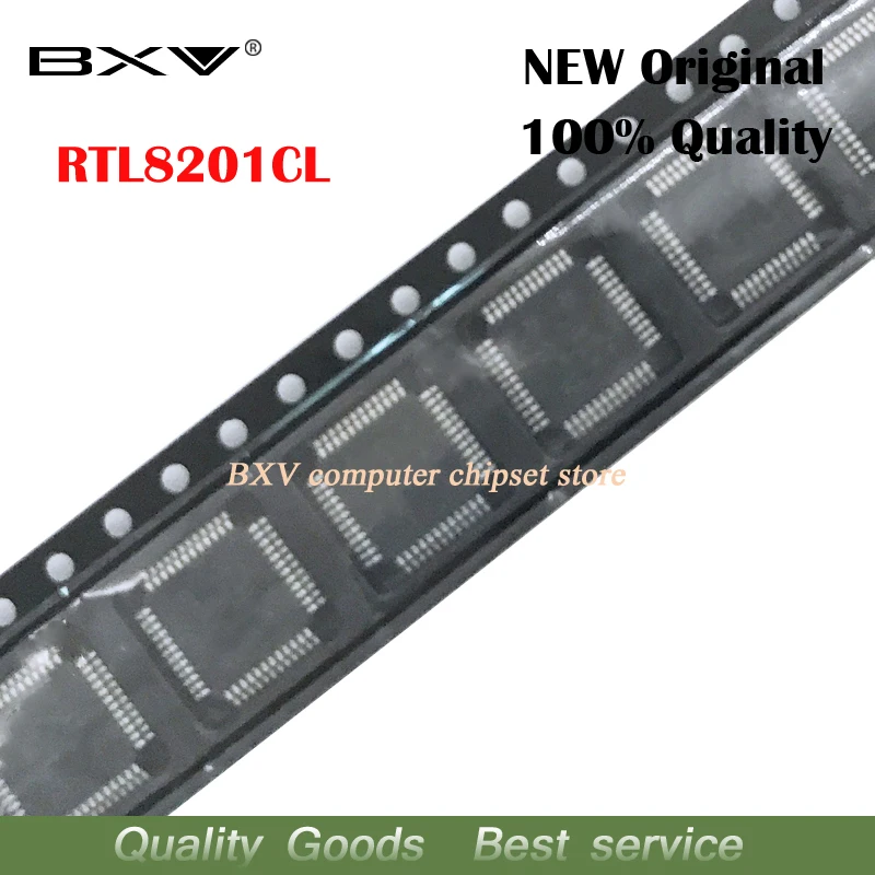 5 шт./лот RTL8201CL QFP-48 Однопортовый 10/100 м Быстрый Ethernet PHYceiver новый оригинальный