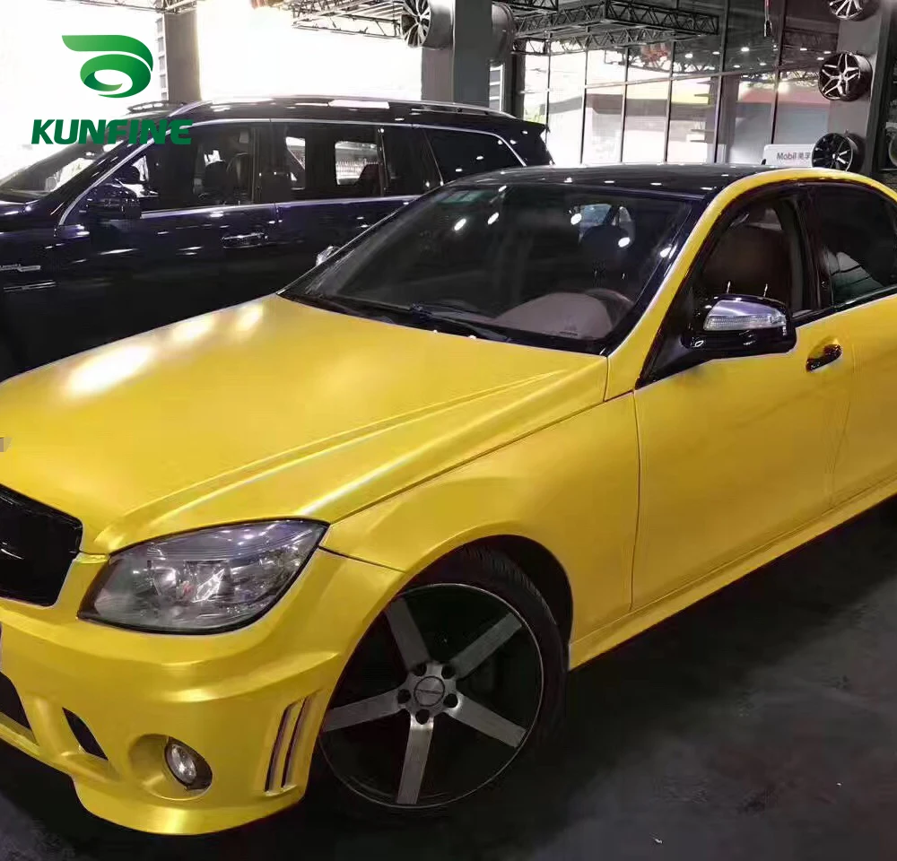 Car Styling Wrap Electro-optic yellow Vinyl film Body Sticker sticker With Air Free Bubble For Motorcycle Part | Автомобили и