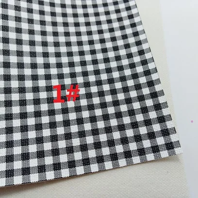 2pcs color 1 2 шт. A4 размеры искусственная кожа ткань печатных тартан пледы сетки искусственная кожа Ткань для вышивки 2S29A - Цвет: 2pcs color 1