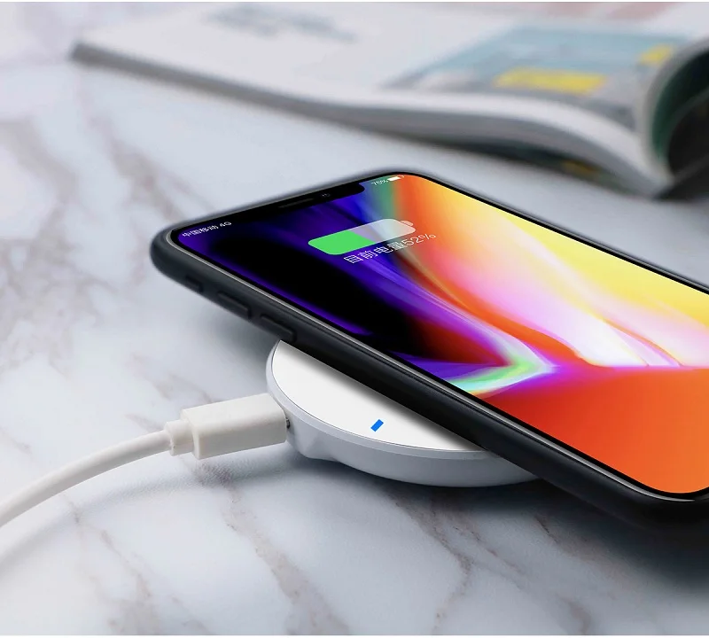 Новое беспроводное зарядное устройство с тремя катушками для samsung Galaxy S9 S8 plus S7 S6