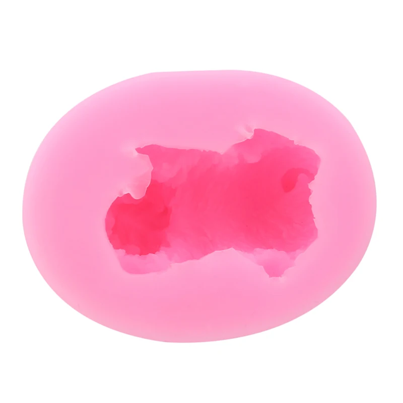 3D собака Стиль форма для изготовления мыла инструменты украшения шоколадного