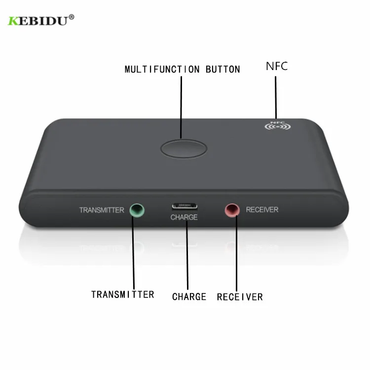 TX6 Bluetooth передатчик приемник беспроводной стерео аудио адаптер AUX 3 5 мм для