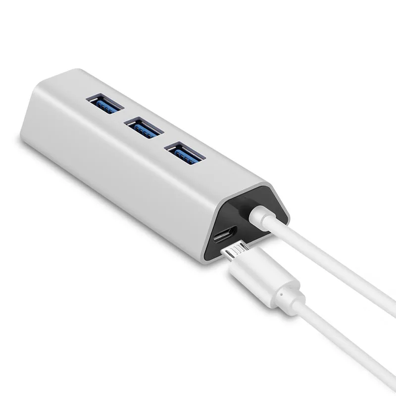 Acasis HS0063 алюминиевый 4 порта 5 Гбит/с USB 3 0 разветвитель супер скорость с мини