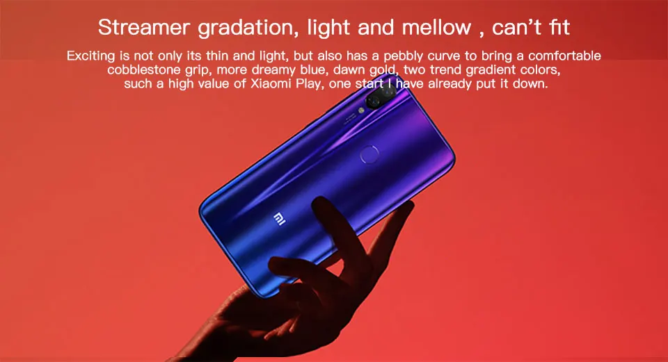 Xiaomi Mi Play 4 Гб 64 Гб Смартфон Восьмиядерный MTK Helio P35 мобильный телефон 5,8" 19:9 полный экран двойной 12 Мп+ 2 МП AI камера