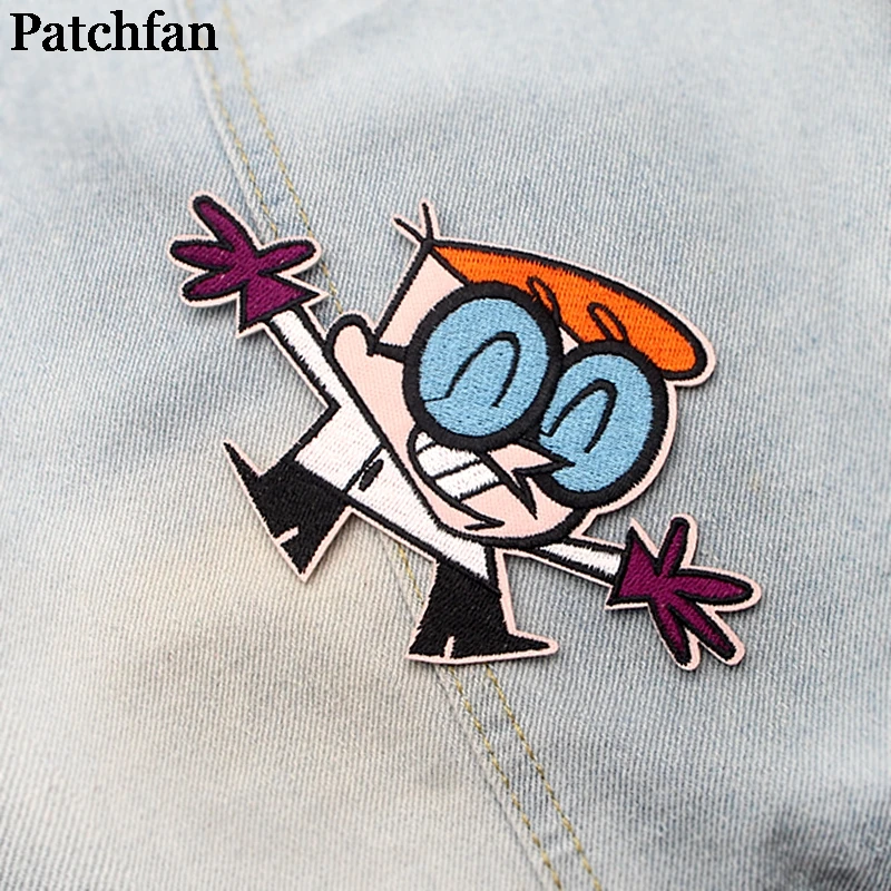 Patchfan Dexter's лаборатория DIY Вышивка для аппликации, шитья железа на одежду кронштейн украшения дома наклейки значки A2090