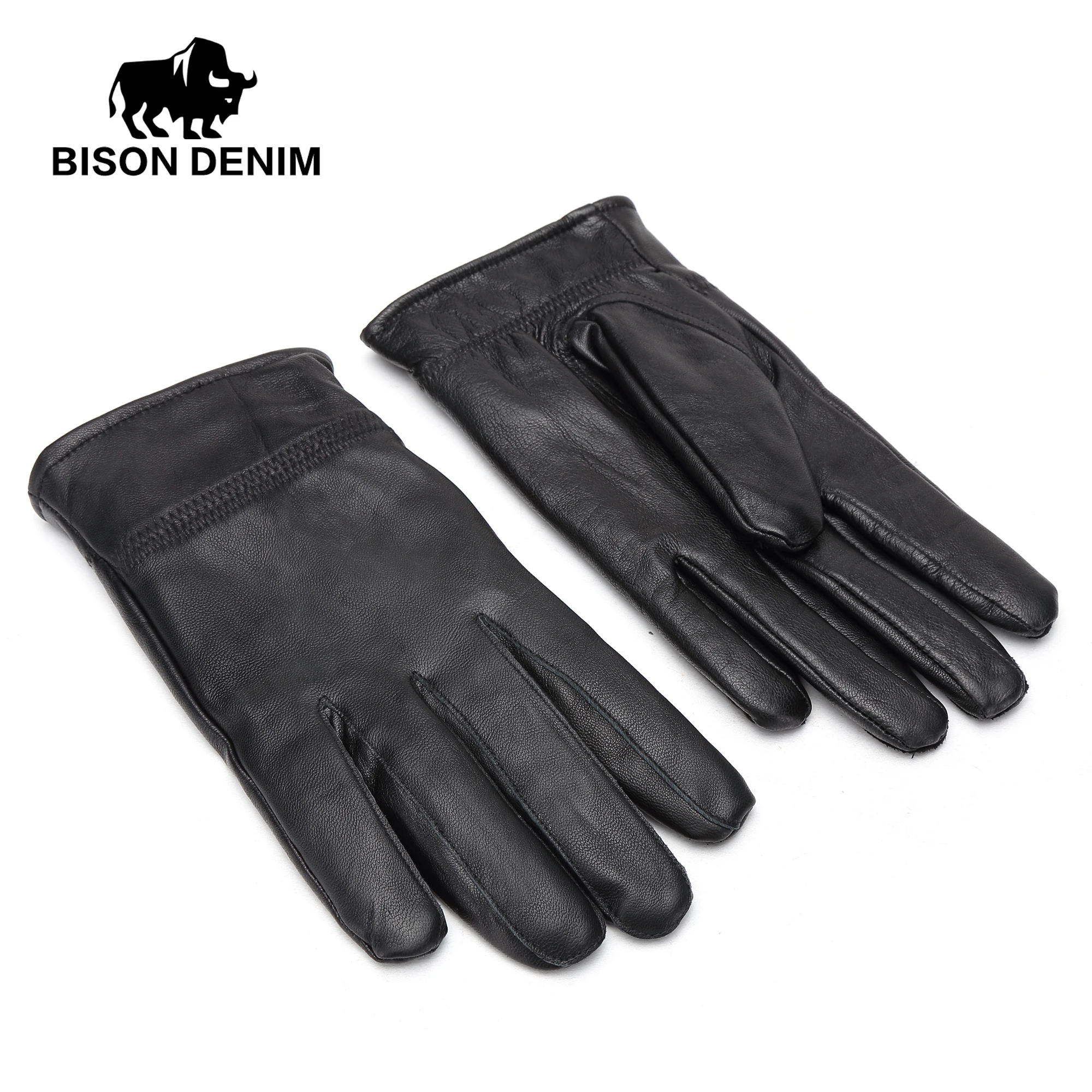 Бизон джинсовые Для мужчин зимние теплые перчатки на открытом воздухе из