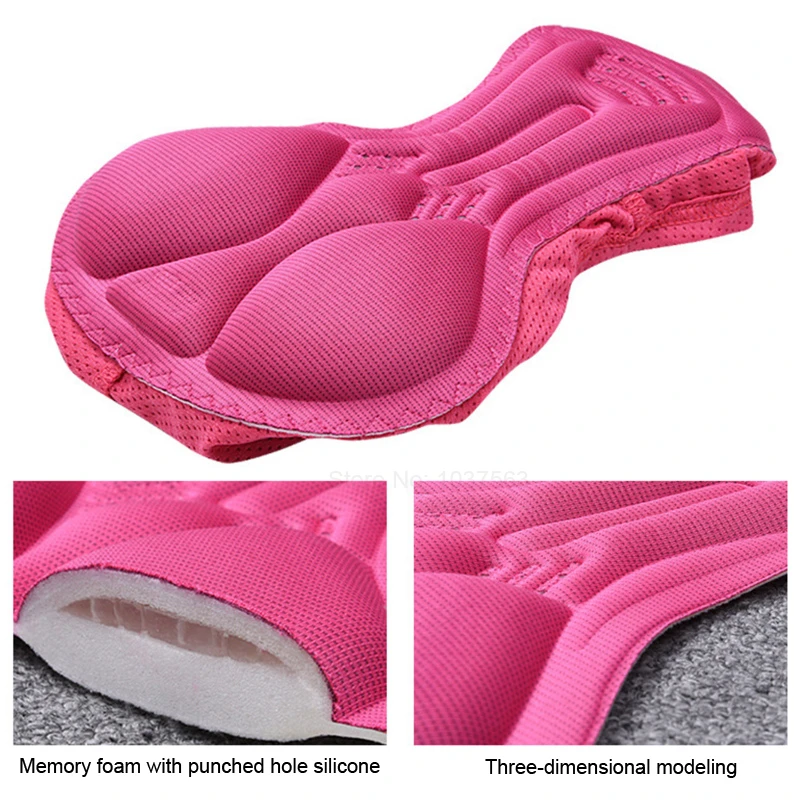 Women Bicycle Underpants MTB Road Cycling Shorts 3D Gel Pad Bike Outdoor Sports Fitness Yoga Running Girls Pink Short Pants |
