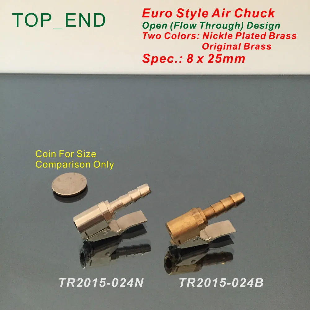 8x25 мм открытая (проточная) конструкция оригинальная латунь воздушный патрон в