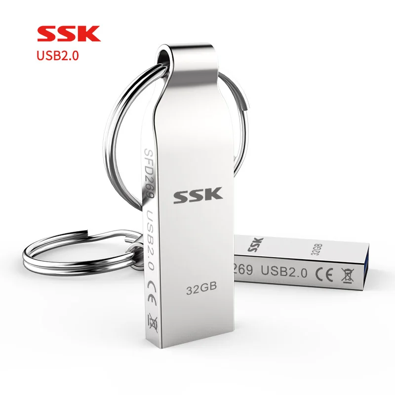 

USB-флеш-накопитель SFD269 металлический, 8-32 Гб