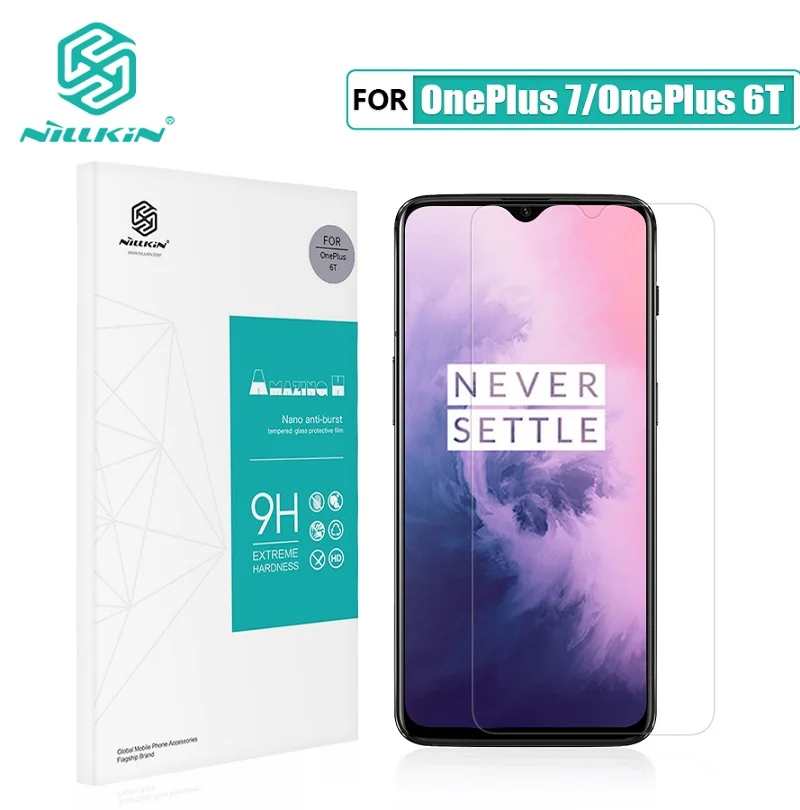 Защитное стекло для экрана oneplus 7 oneplus 7t 6,41 ''NILLKIN Amazing H/H+ PRO/XD+ 9H oneplus 7 Закаленное стекло протектор oneplus 6T