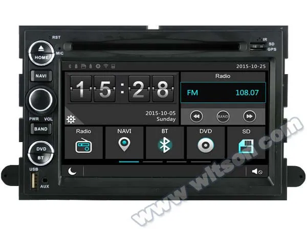 7 &quotавтомобильный DVD-плеер для Ford F-150/F-250/F-350/F-450 2005-2009 &amp Escape 2012-2016 с поддержкой