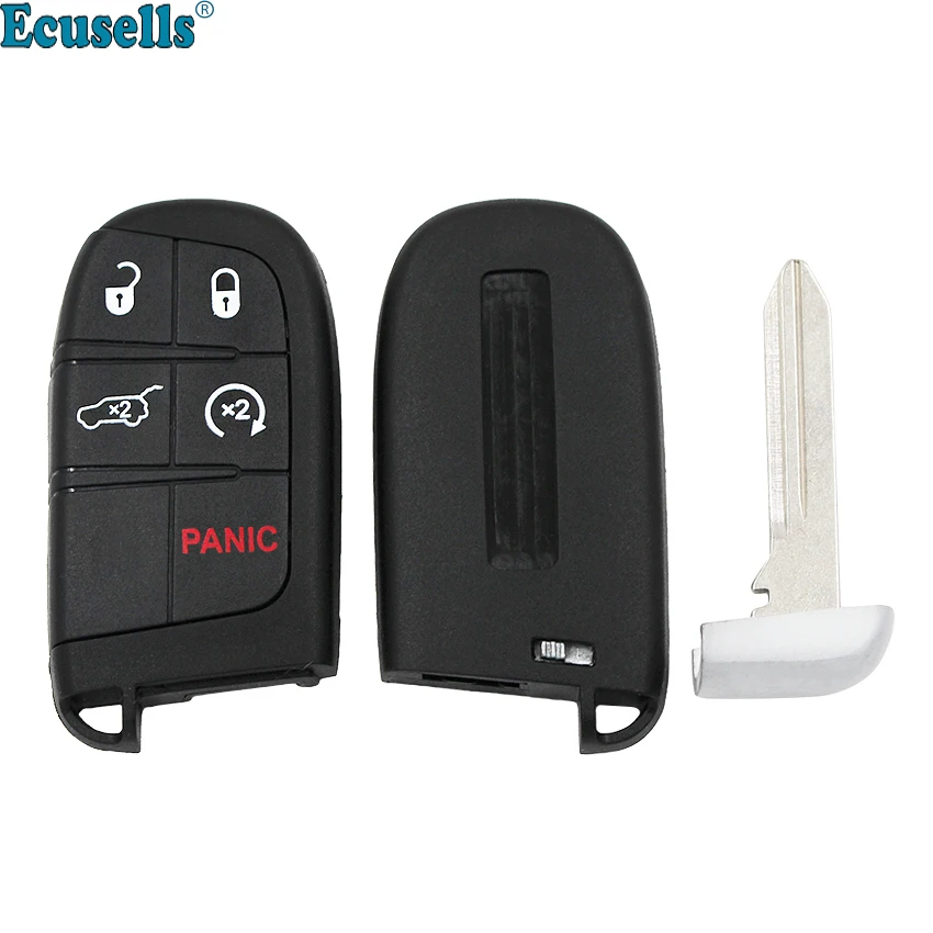 

4+1/5 buttons Remote Key Shell For Chrysler 300 for Jeep Grand Cherokee for DODGE JOURNEY Dart Charger with small key