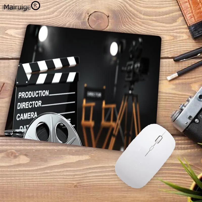 22X18CM Mairuige Большие Акции clapperboard фильм spotlight 22X18 см для мыши геймер игровой скорость коврик клавиатура Коврик для мальчика подарок - Цвет: 22X18CM