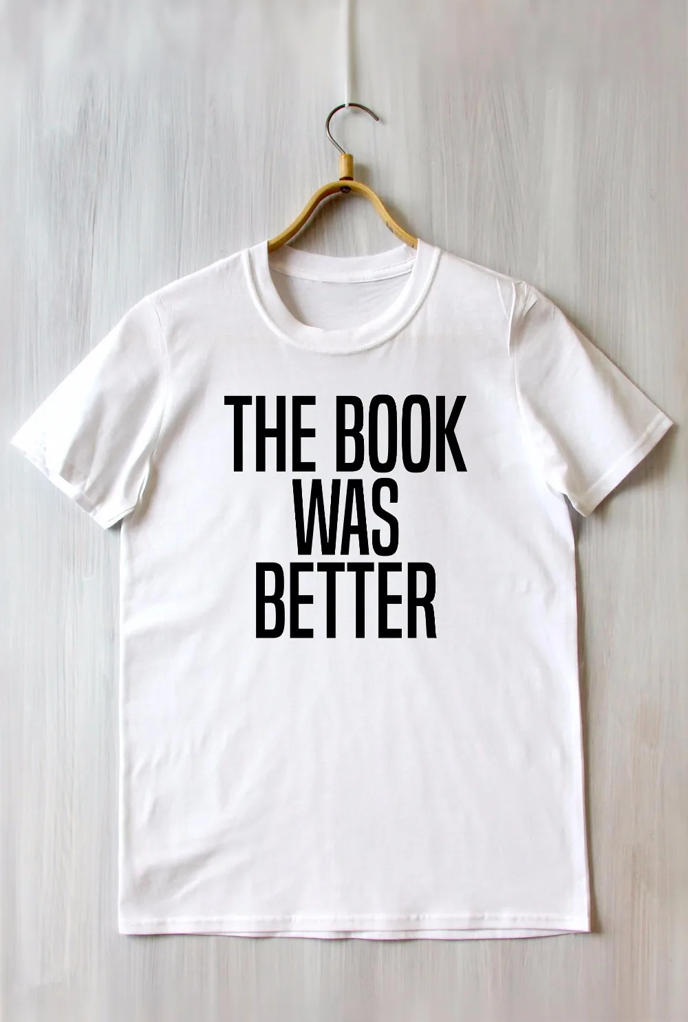 The Book Was Better милый топ со средним пером Bookworm идея подарка книголюбу лозунг Tumblr