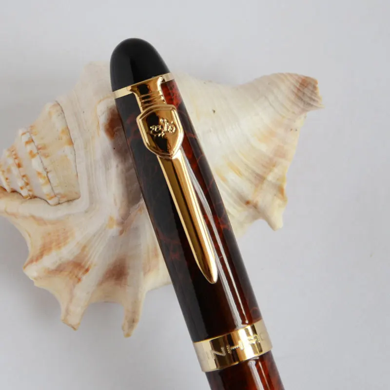 JINHAO X450A эксклюзивный широкоугольный 0,7 мм перьевая ручка коричневый серый синий серебристый зеленый 5 цветов на выбор Лучший подарок