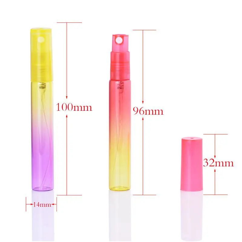 200 шт./лот Быстрая доставка 5 мл 8 мини портативный стеклянный флакон для духов с