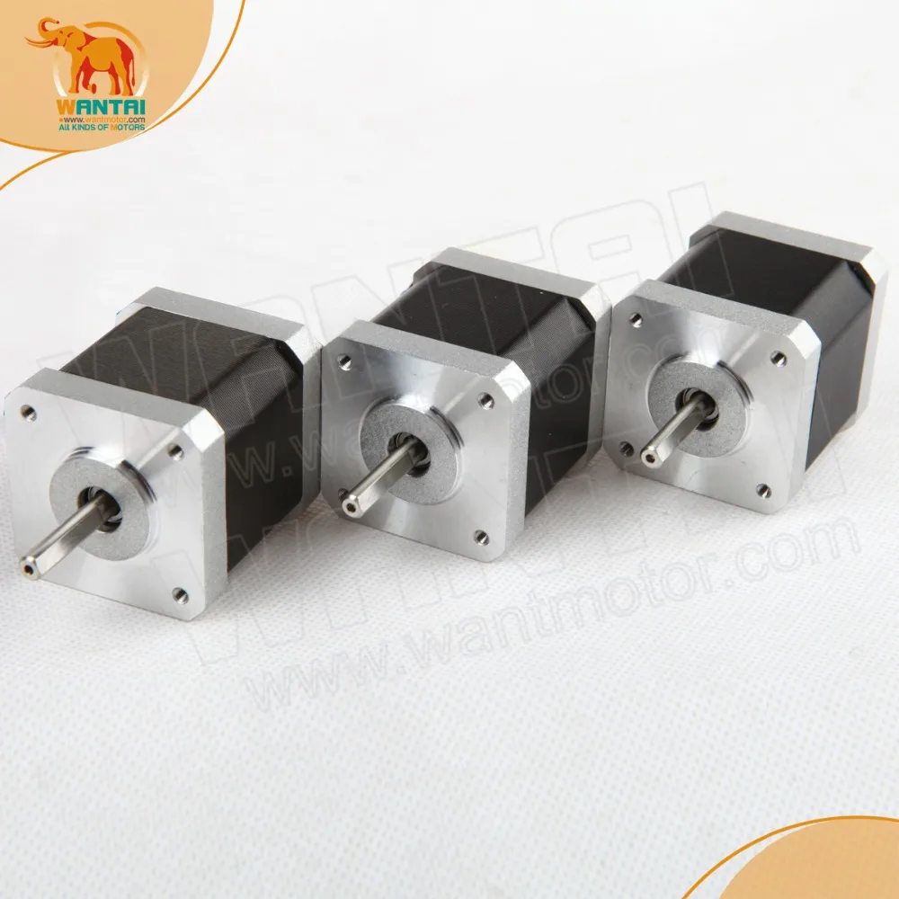 3 шт. 42BYGHW609 NEMA17 для 4000 г. См шаговый двигатель с ЧПУ А wantai 3D принтер Makebot CNC/печать|step