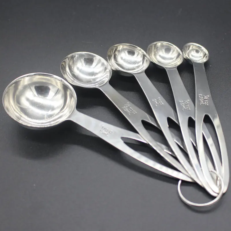 Мерная чашка Goldbaking из нержавеющей стали пять штук в наборе мерная ложка весы