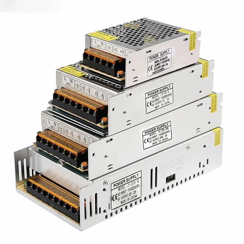 DC5V 12V 24V 2A 3A 5A 10A 15A 20A 30A светодиодный трансформатор для светодиодных