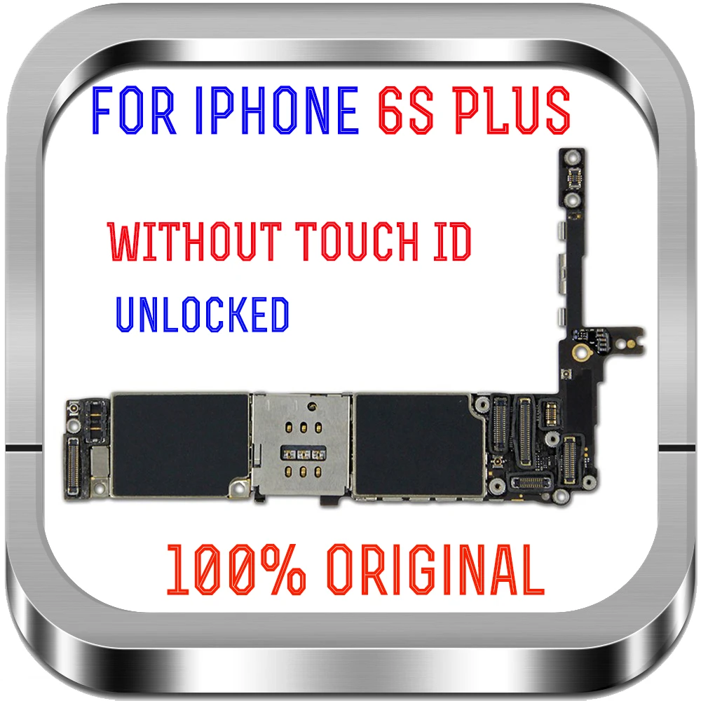 Оригинальная материнская плата со сканером отпечатков пальцев для iPhone 6S PLUS 16 Гб 64
