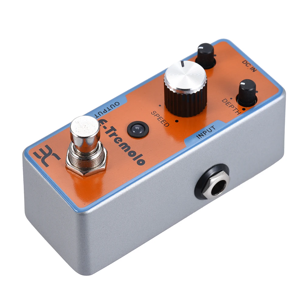 

EX Electric Guitar Tremolo Effect Pedal Full Metal Shell True Bypass