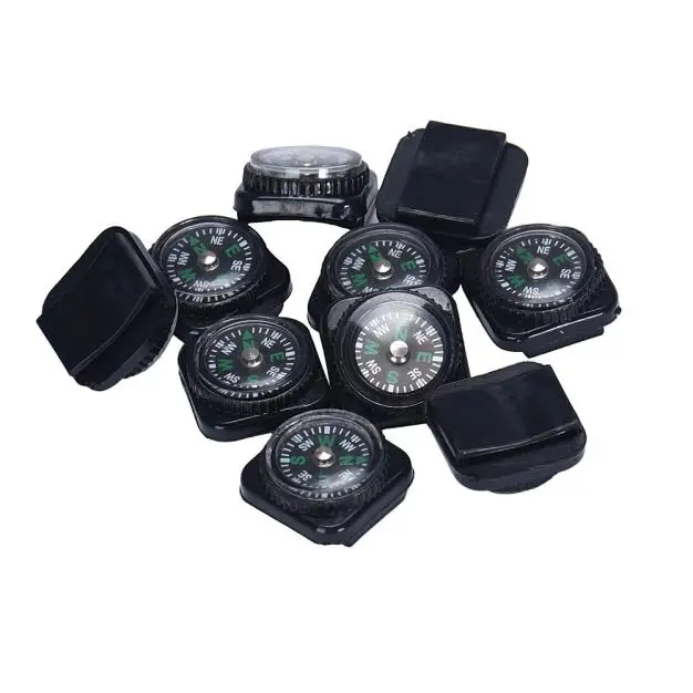 10PCS Mini Compass For Paracord Bracelet Outdoor Camping Hiking Tool W30530 | Спорт и развлечения