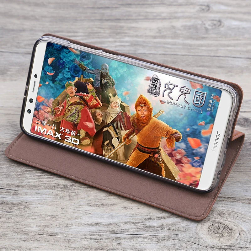 Высококачественный винтажный флип-чехол из искусственной кожи для Huawei Y9 2018 2019 P